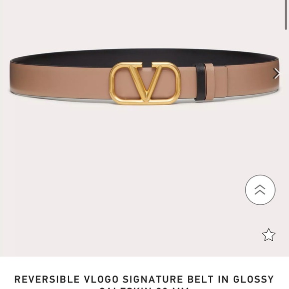 Valentino reversible belt black and beige - Picture 7 of 7